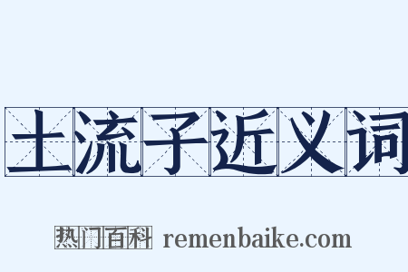 土流子近义词是什么意思的图片